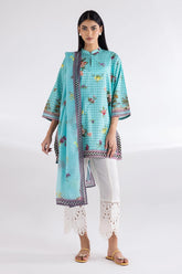 Stitched Mahay Lawn Shirt + Dupatta